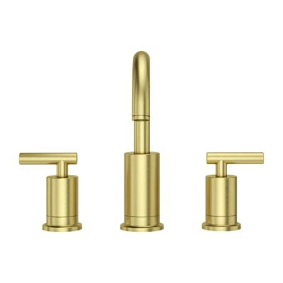 Pfister Pfister Contempra Brushed Gold 2-handle Widespread WaterSense Bathroom Sink Faucet With Drain 9 Pfister Pfister Contempra Brushed Gold 2-handle Widespread WaterSense Bathroom Sink Faucet With Drain - Image 7