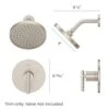 Pfister Contempra Brushed Nickel 1-handle Bathtub And Shower Faucet -Household Items Sales 038877631690 14938020 1800x1800