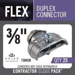 3/8 In. Flexible Metal Conduit (FMC) Duplex Connector (25-Box) 10 3/8 In. Flexible Metal Conduit (FMC) Duplex Connector (25-Box) -Household Items Sales 0401b14525f4fda83734cbf58666e52b 1800x1800