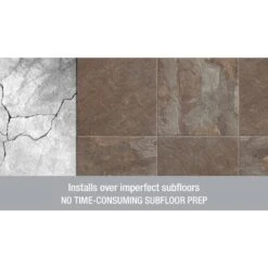 Armstrong Flooring Alterna 14-piece 16-in X 16-in Groutable Solid Betcha Black Glue (Adhesive) Vinyl Tile -Household Items Sales 042369435154 09373908 1800x1800