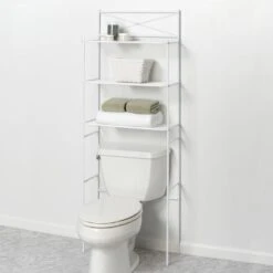 Zenith 23.3-in W X 64.6-in H X 10.25-in D Etageres