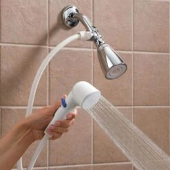 Rinse Ace Snap'n Spray Chrome 1-Spray Handheld Shower 2-GPM (7.6-LPM)