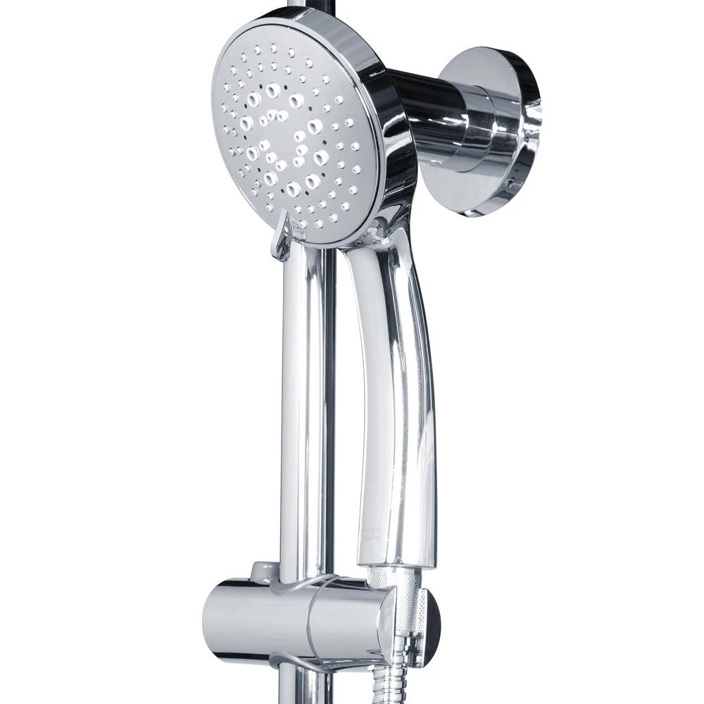 7-spray 8 In. Dual Shower Head And Handheld Shower Head With Body Spray In Chrome 6 7-spray 8 In. Dual Shower Head And Handheld Shower Head With Body Spray In Chrome - Image 4