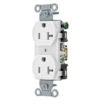 Hubbell White 20-Amp Duplex Residential/Commercial (10-Pack) Outlet -Household Items Sales 050169504772 1800x1800
