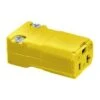 Hubbell 20-Amp-Volt Yellow 3-Wire Grounding Connector -Household Items Sales 050169979457 1800x1800