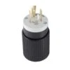 Hubbell 30-Amp-Volt Black/White 4-Wire Grounding Plug -Household Items Sales 050169986998 1800x1800