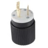 Hubbell 30-Amp-Volt Black/White 3-Wire Grounding Plug -Household Items Sales 050169987087 1800x1800