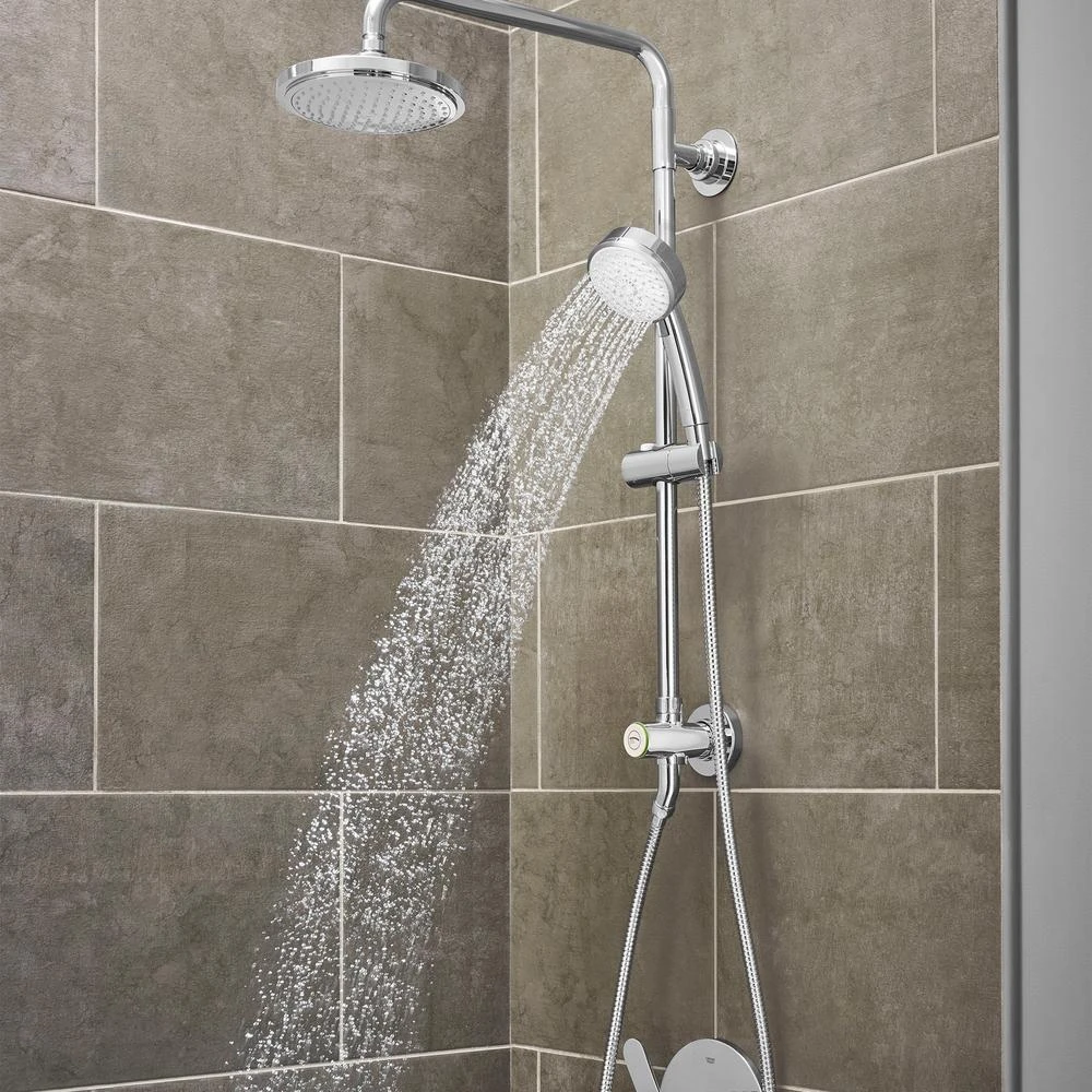 Vitalio 5-spray 7 In. Dual Shower Head And Handheld Shower Head In Chrome 14 Vitalio 5-spray 7 In. Dual Shower Head And Handheld Shower Head In Chrome - Image 12