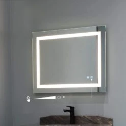 28 In. X 36 In. Frameless Single Wall Mounted Vanity Bathroom LED Mirror/Touch On/OFF Dimmer And Anti-Fog Function -Household Items Sales 070171318f4d2a2ee658eccebb0796fb 1800x1800