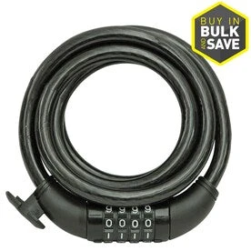 Master Lock 5-ft (1.5-m) Long X 0.50-in (12-mm) Diameter Set Your Own Combination Cable Lock 3 Master Lock 5-ft (1.5-m) Long X 0.50-in (12-mm) Diameter Set Your Own Combination Cable Lock