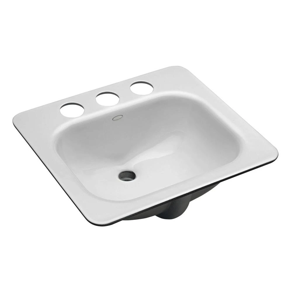 KOHLER Tahoe Undermount Cast Iron Bathroom Sink In White With Overflow Drain 3 KOHLER Tahoe Undermount Cast Iron Bathroom Sink In White With Overflow Drain