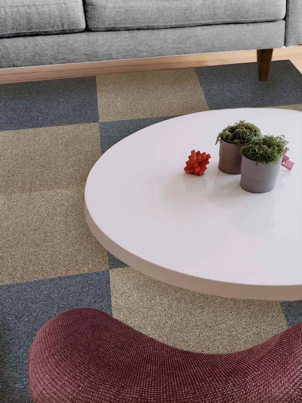 DIP Shade Carpet Tile Square 19.7 In. X 19.7 In. 16.2 Sq Ft/6 Pack 6 DIP Shade Carpet Tile Square 19.7 In. X 19.7 In. 16.2 Sq Ft/6 Pack - Image 4