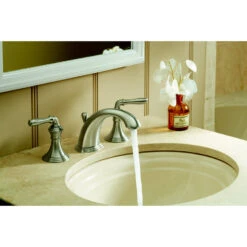 KOHLER Devonshire Vibrant Brushed Nickel 2-handle Widespread WaterSense Bathroom Sink Faucet With Drain -Household Items Sales 087206793141 05070950 1800x1800