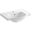 KOHLER Veer 24 In. Vitreous China Pedestal Sink Basin In White With Overflow Drain -Household Items Sales 08d7aacf492323b546579bfbe4f9f6eb 1800x1800