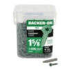 Backer-On #9 X 1-5/8-in Zinc-Plated Star-Drive Interior Cement Board Screws (575-Count) -Household Items Sales 092097234161 1800x1800