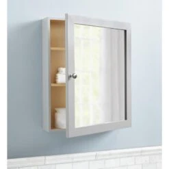 Style Selections 19.5-in X 23.7-in Rectangle Surface Mirrored Medicine Cabinet -Household Items Sales 094803166704 15525489 1800x1800