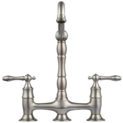 Lyndhurst 2-Handle Bridge Kitchen Faucet With Side Sprayer In Brushed Nickel -Household Items Sales 0991cf1fdedf0a836a7f25bd889eb04a 1800x1800