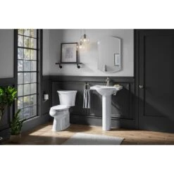 KOHLER Veer 24 In. Vitreous China Pedestal Sink Basin In White With Overflow Drain -Household Items Sales 09c9fc1ae076fda4cfb5a924048eee4b 1800x1800