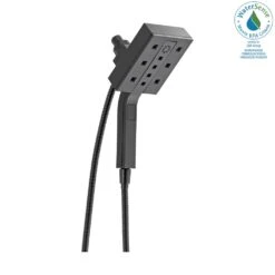 In2ition Two-in-One 4-Spray 4.5 In. Dual Wall Mount Fixed And Handheld H2Okinetic Shower Head In Matte Black -Household Items Sales 0a6a2d1aa501ced46aa7a1fade86eccb 1800x1800