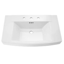 American Standard Townsend 8 In. Pedestal Sink Basin In White