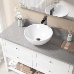MR Direct Porcelain Vessel Sink In White With 731 Faucet And Pop-Up Drain In Antique Bronze 13 MR Direct Porcelain Vessel Sink In White With 731 Faucet And Pop-Up Drain In Antique Bronze -Household Items Sales 0d280826dc1060548fdfdb9df09d3493 1800x1800
