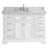 Windlowe 49 In. W X 22 In. D X 35 In. H Bath Vanity In White With Carrera Marble Vanity Top In White With White Sink -Household Items Sales 0ec8fc762872740ee6cec69ce0768a94 5ec03322 5516 40f0 8f60 0735542584cb 1800x1800