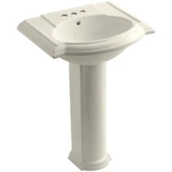 KOHLER Devonshire Vitreous China Pedestal Combo Bathroom Sink In White With Overflow Drain -Household Items Sales 0ecf5cc6d1b2f267bc6a65e0ec7a8af4 1800x1800