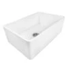 Ruvati Fiamma 33-in X 20-in White Single Bowl Drop-In Apron Front/Farmhouse Residential Kitchen Sink -Household Items Sales 1001339370 1800x1800