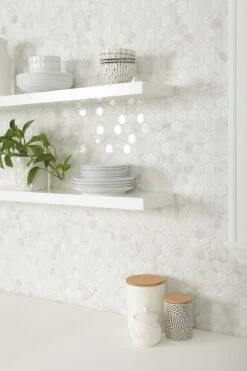 Marble Art 1.5 In. Hexagon Ceramic Mosaic -Household Items Sales 100609205 vendor0719 kitchen room1 1800x1800