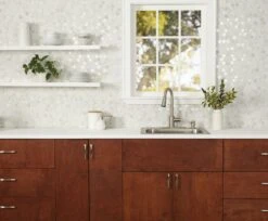 Marble Art 1.5 In. Hexagon Ceramic Mosaic -Household Items Sales 100609205 vendor0719 kitchen room 1800x1800