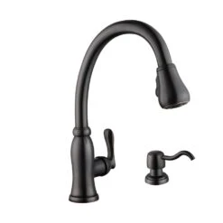 Pavilion Single-Handle Pull-Down Kitchen Faucet With TurboSpray And FastMount And Soap Dispenser In Bronze -Household Items Sales 101b995b1985d40ec31641f4e769e5aa 1800x1800