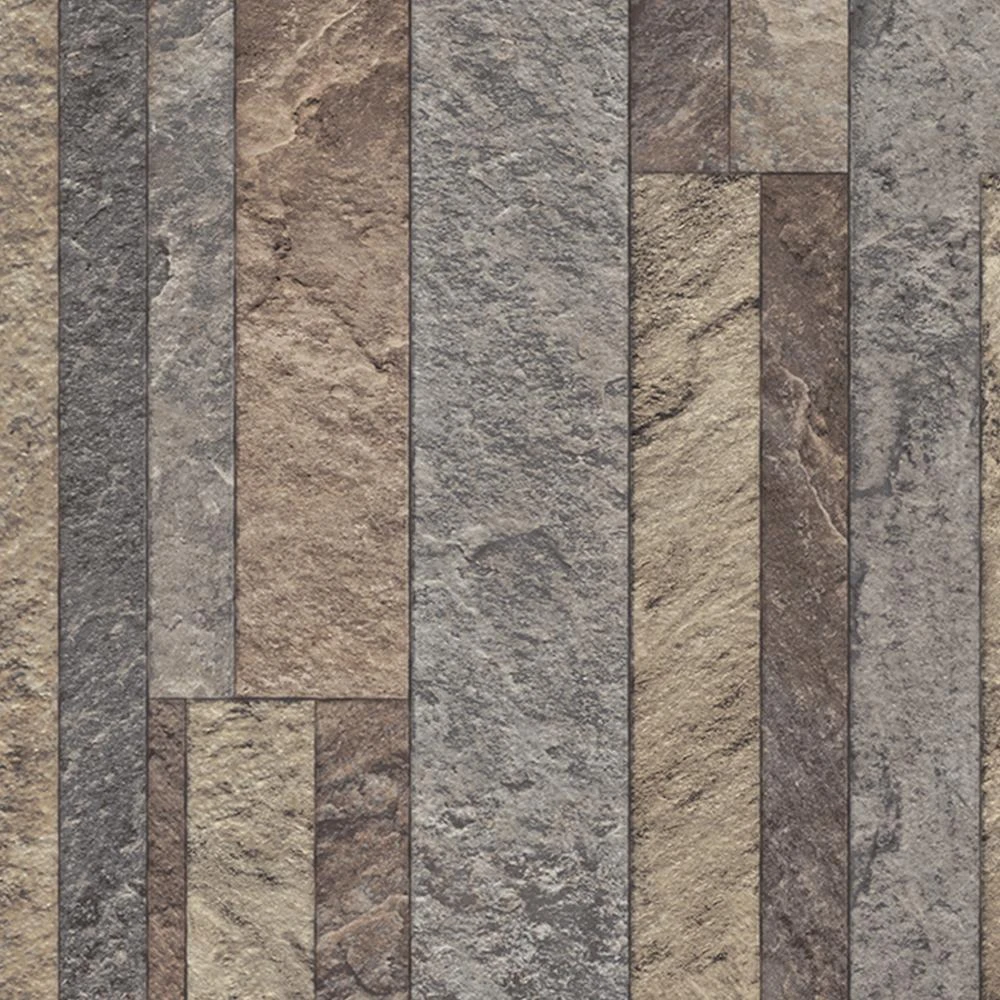 TrafficMASTER Broken Slate Multi-Color Residential Vinyl Sheet, Sold By 13.2 Ft. Wide X Custom Length 3 TrafficMASTER Broken Slate Multi-Color Residential Vinyl Sheet, Sold By 13.2 Ft. Wide X Custom Length