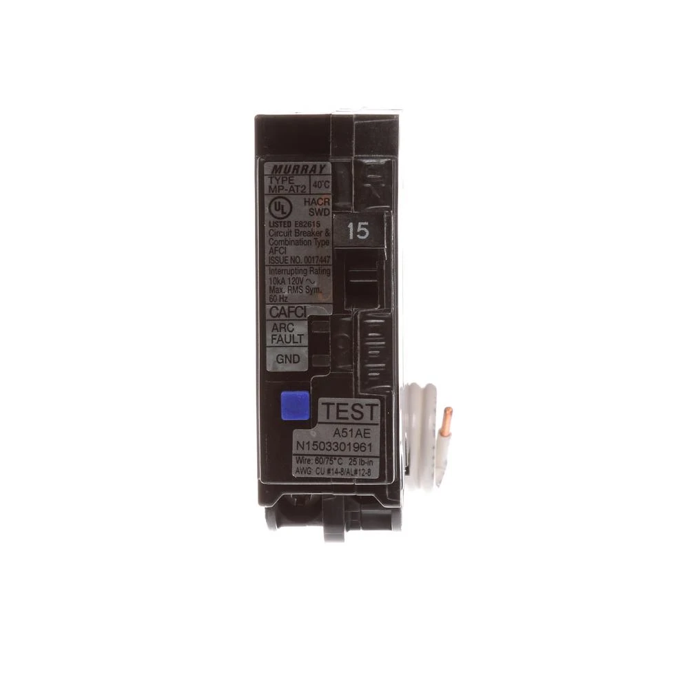 15 Amp 1 In. Single-Pole Combination AFCI Circuit Breaker 4 15 Amp 1 In. Single-Pole Combination AFCI Circuit Breaker - Image 2