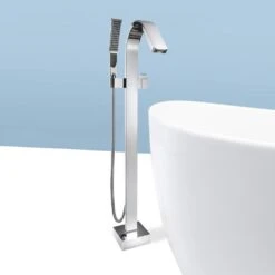 1-Handle Freestanding Floor Mount Roman Tub Faucet Bathtub Filler With Hand Shower In Chrome 17 1-Handle Freestanding Floor Mount Roman Tub Faucet Bathtub Filler With Hand Shower In Chrome -Household Items Sales 136347ab48a3d05ff9d0d4522ab7ba7f 1800x1800