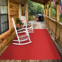 Indoor/Outdoor Carpet With Rubber Marine Backing - Red 6' X 10' - Several Sizes Available - Carpet Flooring For Patio, Porch, Deck, Boat, Basement Or Garage -Household Items Sales 13d07349 aa6d 41d6 ba24 3b8ae8899629 1.245082160a287446805d0934f200c6b0 1800x1800
