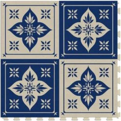 Perfection Floor Tile Geo Collection Deco Zag/Satin 20-in X 20-in Water Resistant Interlocking Luxury Flooring (16.7-sq Ft) -Household Items Sales 14864525 2654900f 0d0d 4921 a0dc 5354ea5024cd 1800x1800