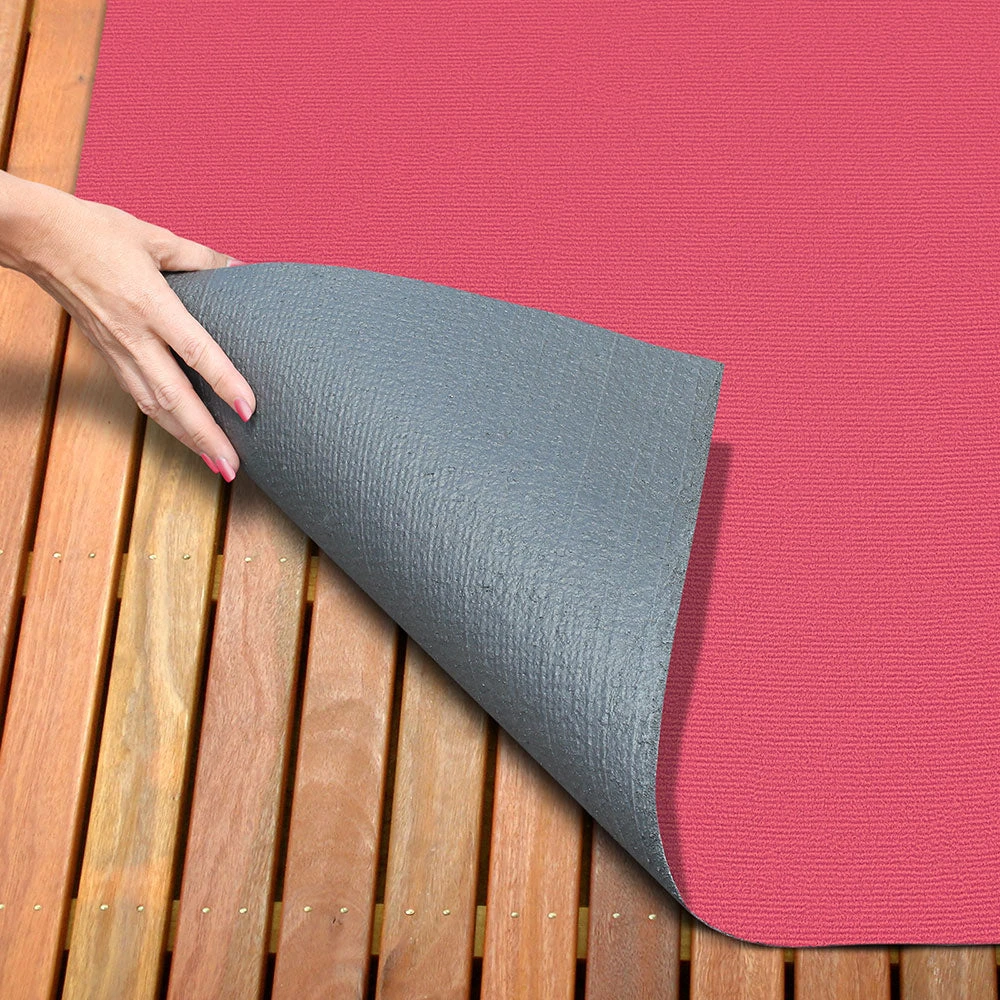 Indoor/Outdoor Carpet With Rubber Marine Backing - Pink 6' X 10' - Several Sizes Available - Carpet Flooring For Patio, Porch, Deck, Boat, Basement Or Garage 4 Indoor/Outdoor Carpet With Rubber Marine Backing - Pink 6' X 10' - Several Sizes Available - Carpet Flooring For Patio, Porch, Deck, Boat, Basement Or Garage - Image 2