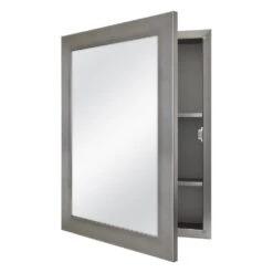 20 In. X 26 In. Recessed Or Surface Mount Framed Medicine Cabinet In Pewter -Household Items Sales 153f49c9f48f30aebd5b5b3d98b69231 7f768426 2d32 4ca2 bd49 8ec54b39a818 1800x1800