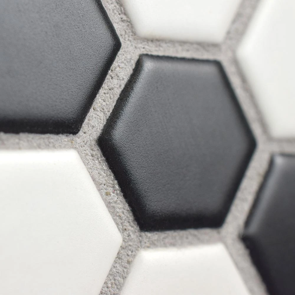 Merola Tile Metro Hex Matte Black 10-1/4 In. X 11-7/8 In. X 5 Mm Porcelain Mosaic Tile (8.65 Sq. Ft. /Case) 7 Merola Tile Metro Hex Matte Black 10-1/4 In. X 11-7/8 In. X 5 Mm Porcelain Mosaic Tile (8.65 Sq. Ft. /Case) - Image 5