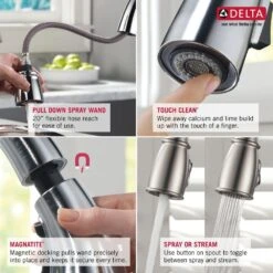 Allentown Single-Handle Pull-Down Sprayer Kitchen Faucet With Soap In SpotShield Stainless -Household Items Sales 186144a5d293ef0e15860aaae3f96535 1800x1800