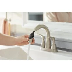 Broadmoor 4 In. Centerset 2-Handle Pull-Down Spout Bathroom Faucet In SpotShield Brushed Nickel 21 Broadmoor 4 In. Centerset 2-Handle Pull-Down Spout Bathroom Faucet In SpotShield Brushed Nickel -Household Items Sales 18e48019d268ef6395a4ff7727a2b974 1800x1800