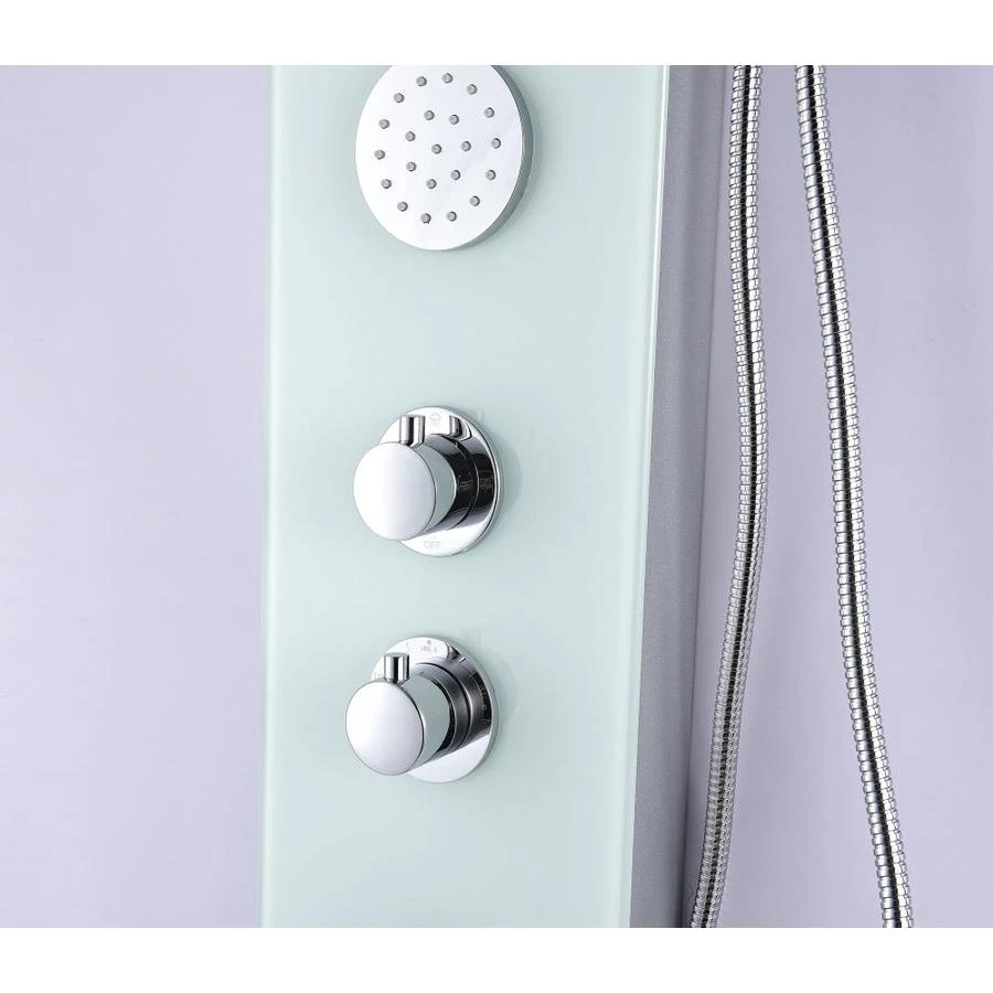 ANZZI Mare White 3-Spray Shower Panel System (Valve Included) 8 ANZZI Mare White 3-Spray Shower Panel System (Valve Included) - Image 6