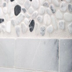 Jeffrey Court Carrara River Rocks 11.625 In. X 11.625 In. X 10.5 Mm Marble Mosaic Floor And Wall Tile -Household Items Sales 198b93c0360adfff9308723b70b39119 1800x1800