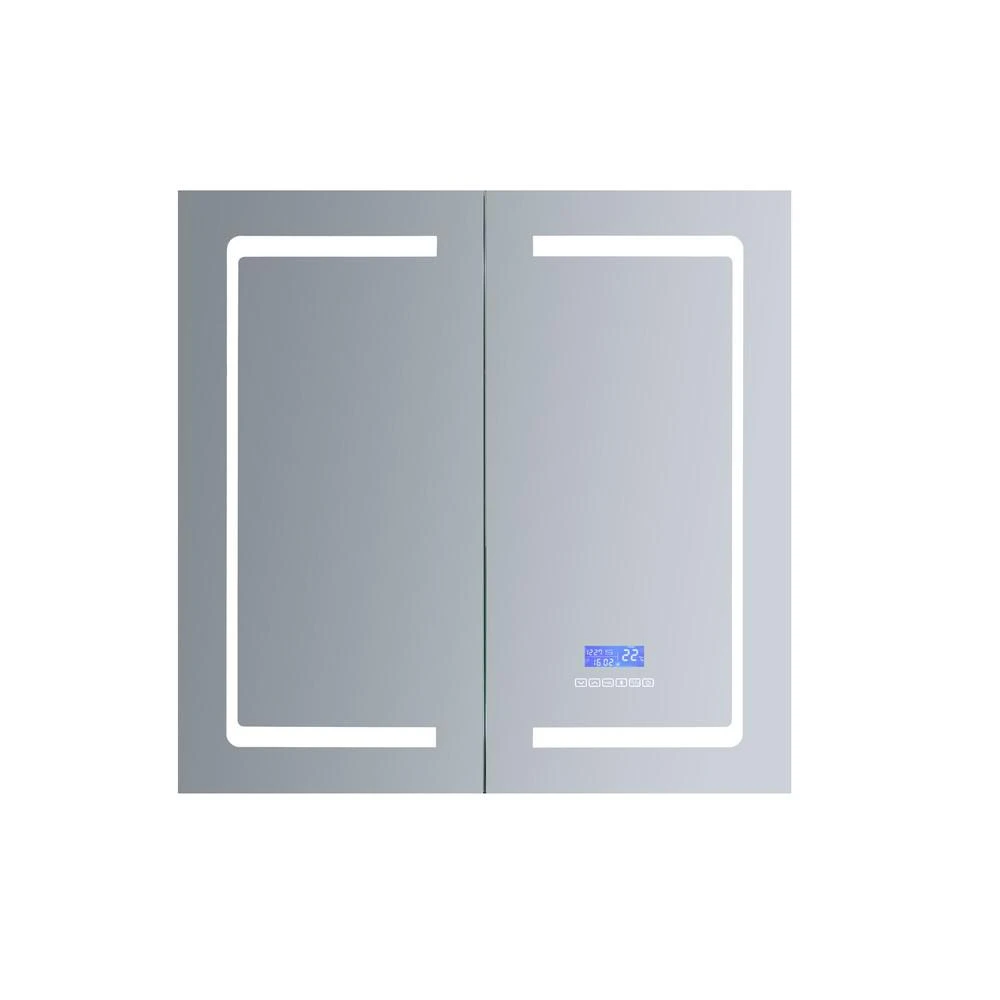 Bracciano 36 In. W. X 36 In. H. Recessed Or Surface-Mount LED Medicine Cabinet With Defogger 3 Bracciano 36 In. W. X 36 In. H. Recessed Or Surface-Mount LED Medicine Cabinet With Defogger