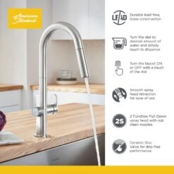 Beale MeasureFill Touch Single-Handle Pull-Down Sprayer Kitchen Faucet In Stainless Steel -Household Items Sales 1a409917f56050735f1323f352b54cfc 1800x1800