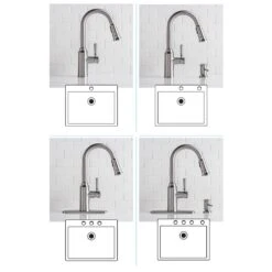 Glenshire Single-Handle Pull-Down Sprayer Kitchen Faucet With Reflex And Power Clean In Spot Resist Stainless -Household Items Sales 1b158c3b9eada32e07914c1d066b4e48 1800x1800