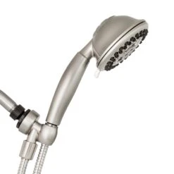 9-Spray 4.5 In. Single Wall Mount Low Flow Handheld Adjustable Shower Head In Brushed Nickel 13 9-Spray 4.5 In. Single Wall Mount Low Flow Handheld Adjustable Shower Head In Brushed Nickel -Household Items Sales 1d816598b4fa513bba69c848e083468a 1800x1800
