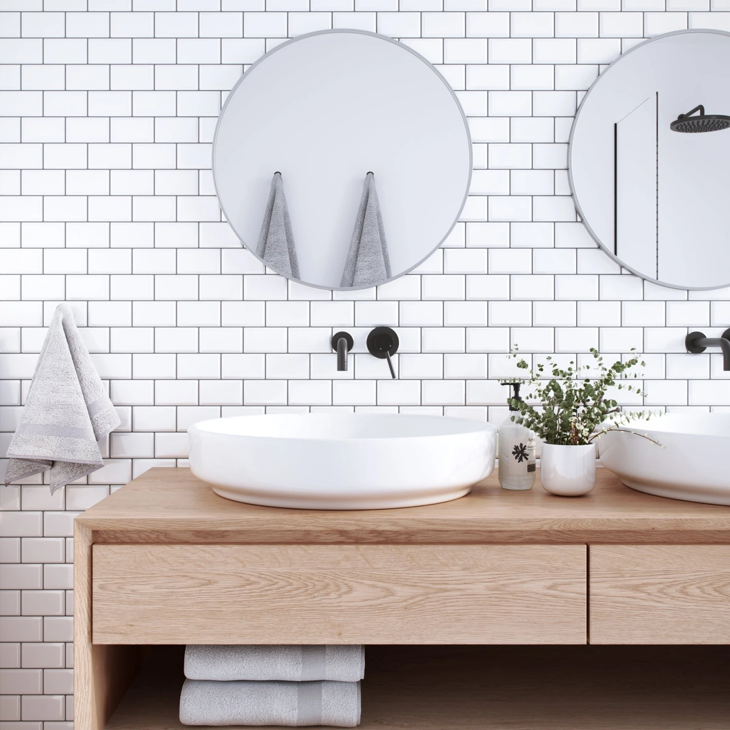 Crystiles 12"x12" Subway White Vinyl Peel And Stick Backsplash Tile, Pro Series Thicker Version, 4-Sheet Pack 10 Crystiles 12"x12" Subway White Vinyl Peel And Stick Backsplash Tile, Pro Series Thicker Version, 4-Sheet Pack - Image 8