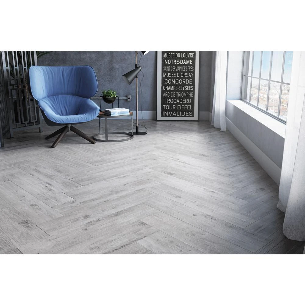 ELIANE Safari Glacier 8 In. X 36 In. Glazed Porcelain Floor And Wall Tile (11.52 Sq. Ft. / Case) 4 ELIANE Safari Glacier 8 In. X 36 In. Glazed Porcelain Floor And Wall Tile (11.52 Sq. Ft. / Case) - Image 2