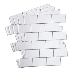 Crystiles 12"x12" Subway White Vinyl Peel And Stick Backsplash Tile, Pro Series Thicker Version, 4-Sheet Pack 19 Crystiles 12"x12" Subway White Vinyl Peel And Stick Backsplash Tile, Pro Series Thicker Version, 4-Sheet Pack -Household Items Sales 22bf5239 4317 463e 98b1 b04595aa2f5e 1.de5b63a3938a173514990e8bac69bcb6 1800x1800